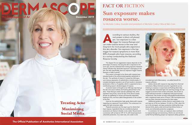 Dermascope magazine November 2019 cover.