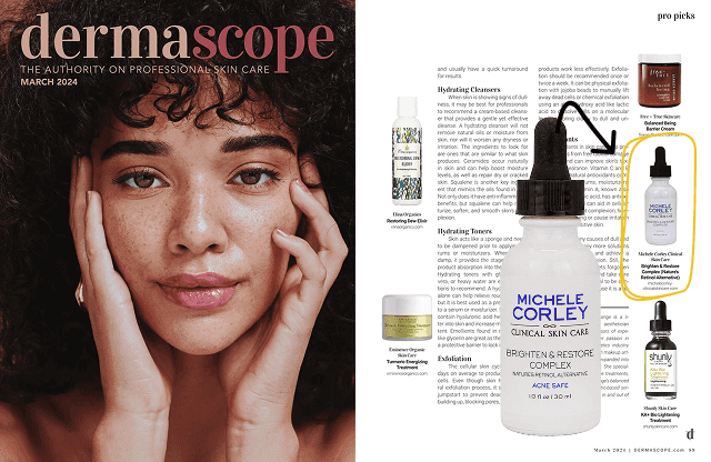 Dermascope March 2024 page 89 and Magazine Cover